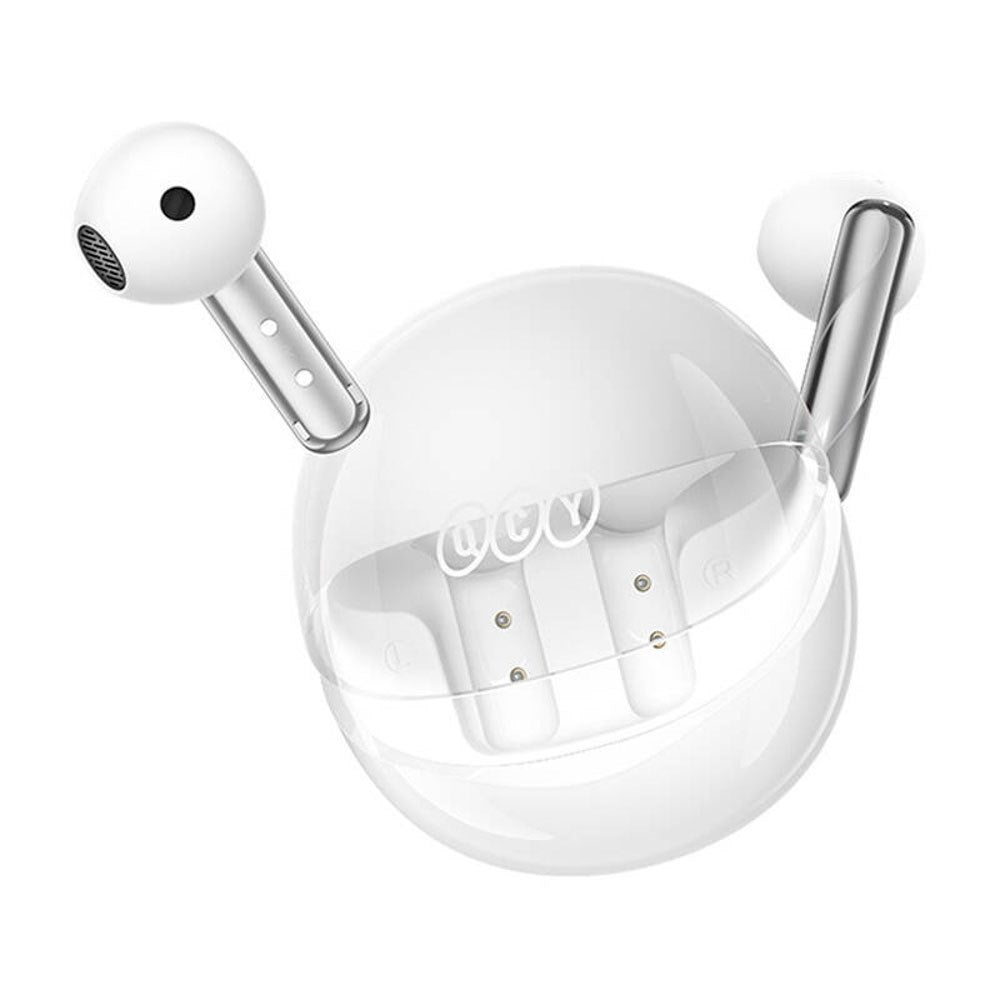 QCY AilyBuds Clear True Wireless In-Ear Høretelefoner - Hvid