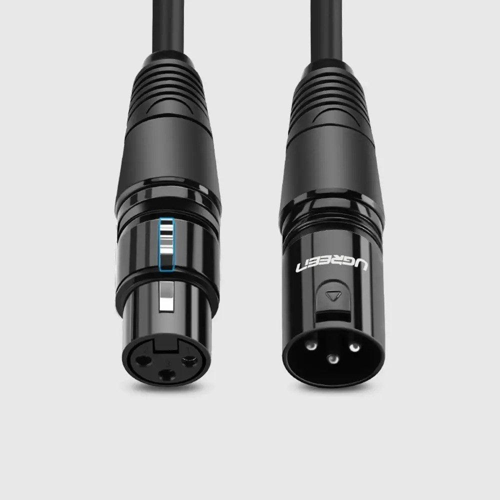 UGREEN XLR til XLR Kabel - 2m - Sort