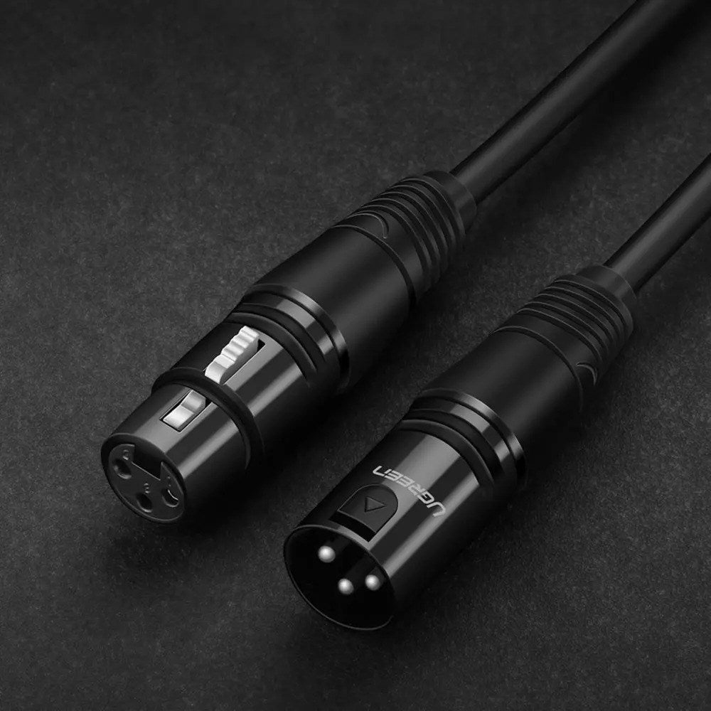UGREEN XLR til XLR Kabel - 2m - Sort