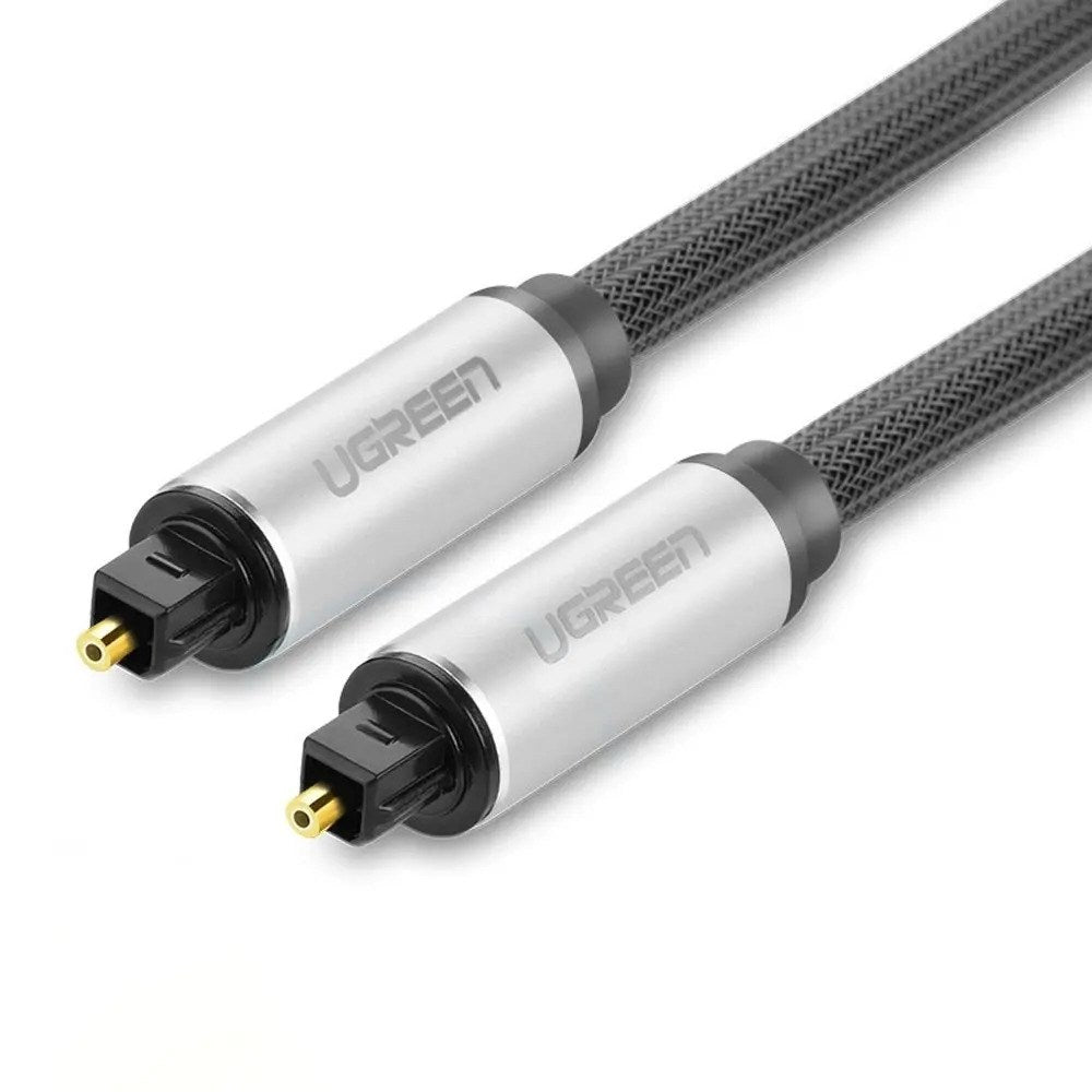 UGREEN AV108 Optisk Toslink til Toslink Kabel - 2m - Grå