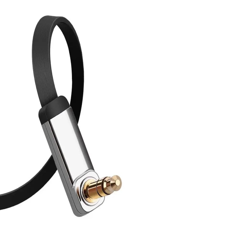UGREEN Vinklet 3.5mm Minijack Lydkabel - 2m - Sort / Sølv