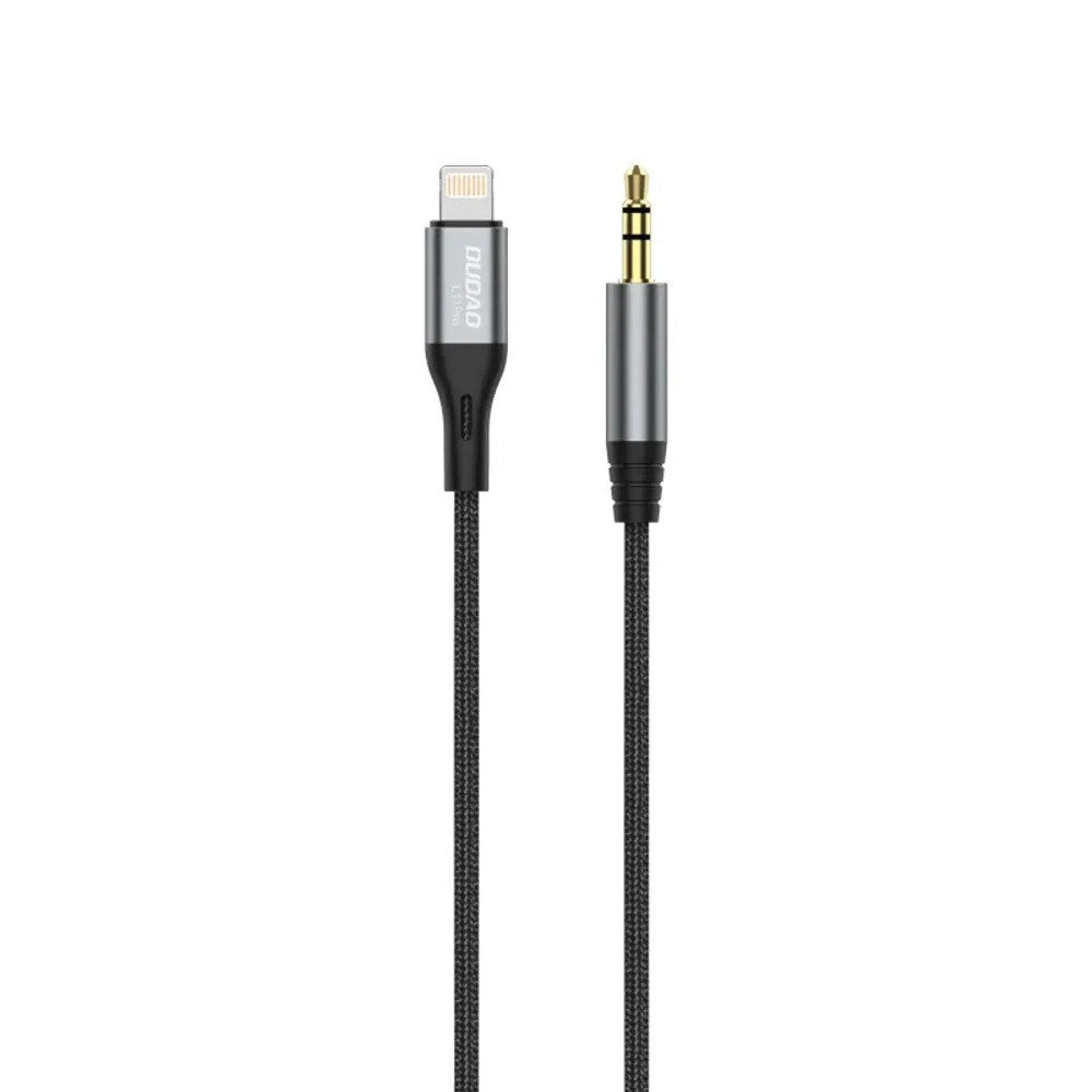 Dudao L11PRO Lightning til 3.5mm Minijack Kabel - 1m - Grå