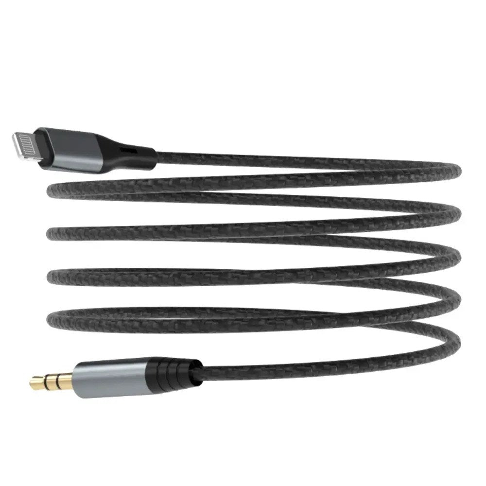 Dudao L11PRO Lightning til 3.5mm Minijack Kabel - 1m - Grå