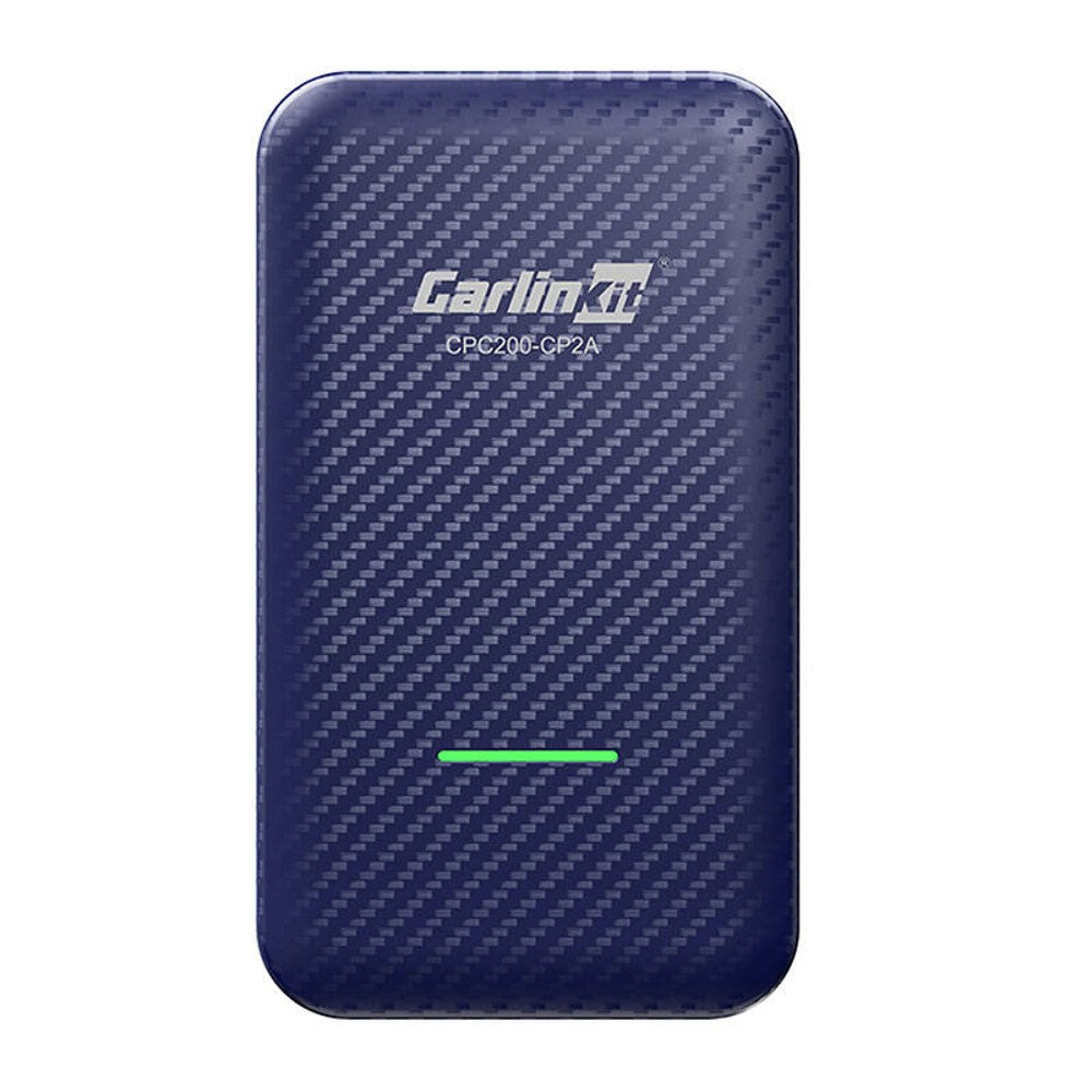Carlinkit Trådløs Adapter til Apple CarPlay & Android Auto - Blå
