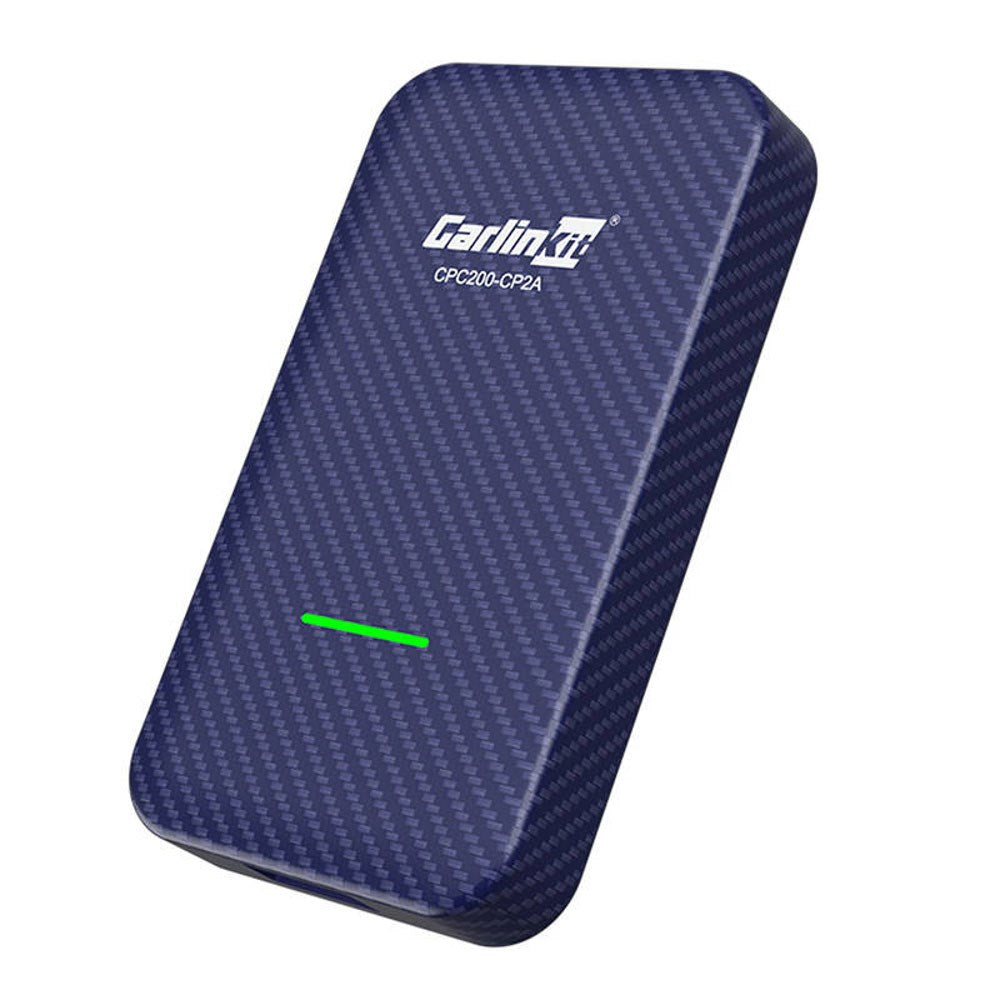 Carlinkit Trådløs Adapter til Apple CarPlay & Android Auto - Blå