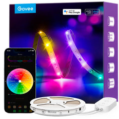 Govee RGBIC Basic Wi-Fi + Bluetooth LED Strip Lights - 10m - Hvid