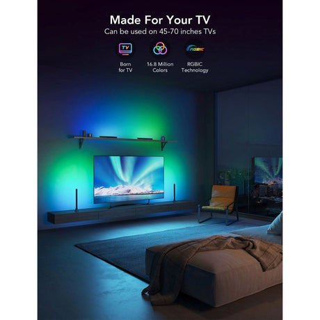 Govee Flow Plus TV Light Bars 40 - 70"  - Sort