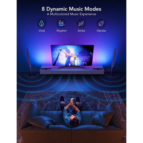 Govee Flow Plus TV Light Bars 40 - 70"  - Sort