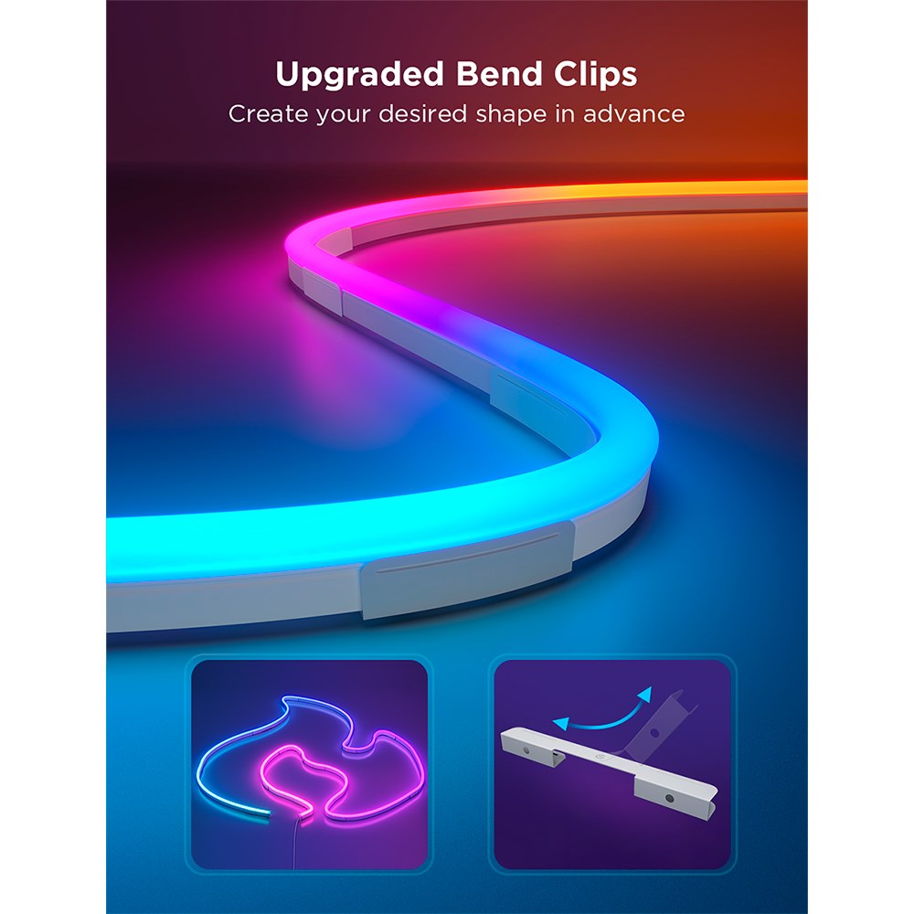 Govee Neon LED Lightstrip - 5m - Hvid