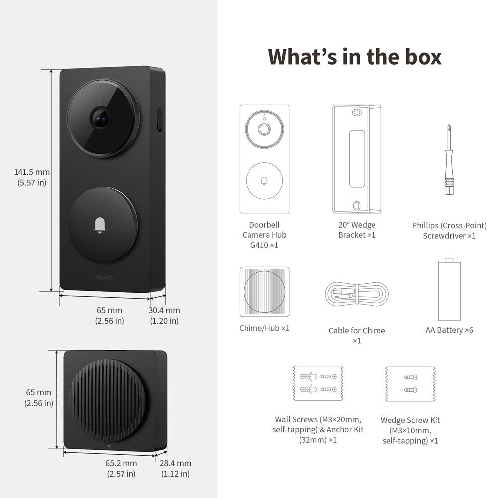 Aqara Doorbell Camera Hub G410 Select - Sort