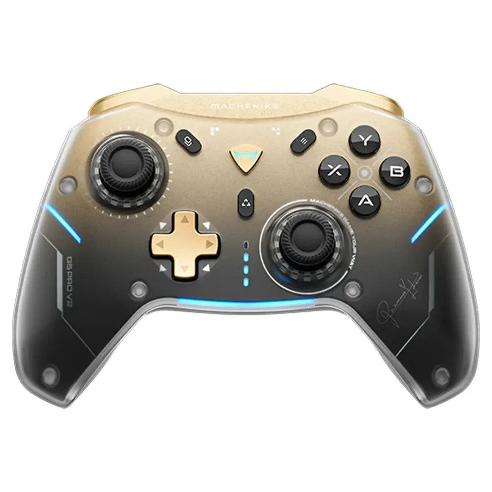 Machenike G5Pro Premium Edition Trådløs Controller m. Ladestation - Sort / Guld