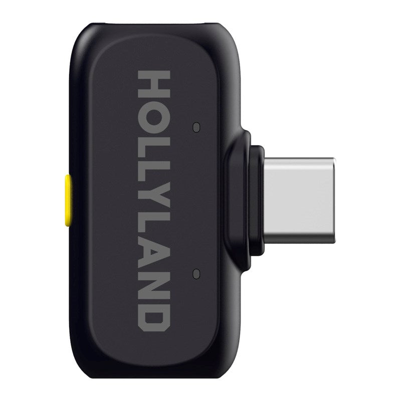 Hollyland Lark A1 Trådløs Mikrofon Sæt m. 1 x USB-C RX & 1 x Lightning RX - Sort