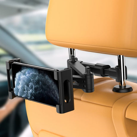 Tech-Protect Car Mount Tablet- & Mobilholder Til Bilens Nakkestøtte - Max Tablet: 135 x 240mm - Sort