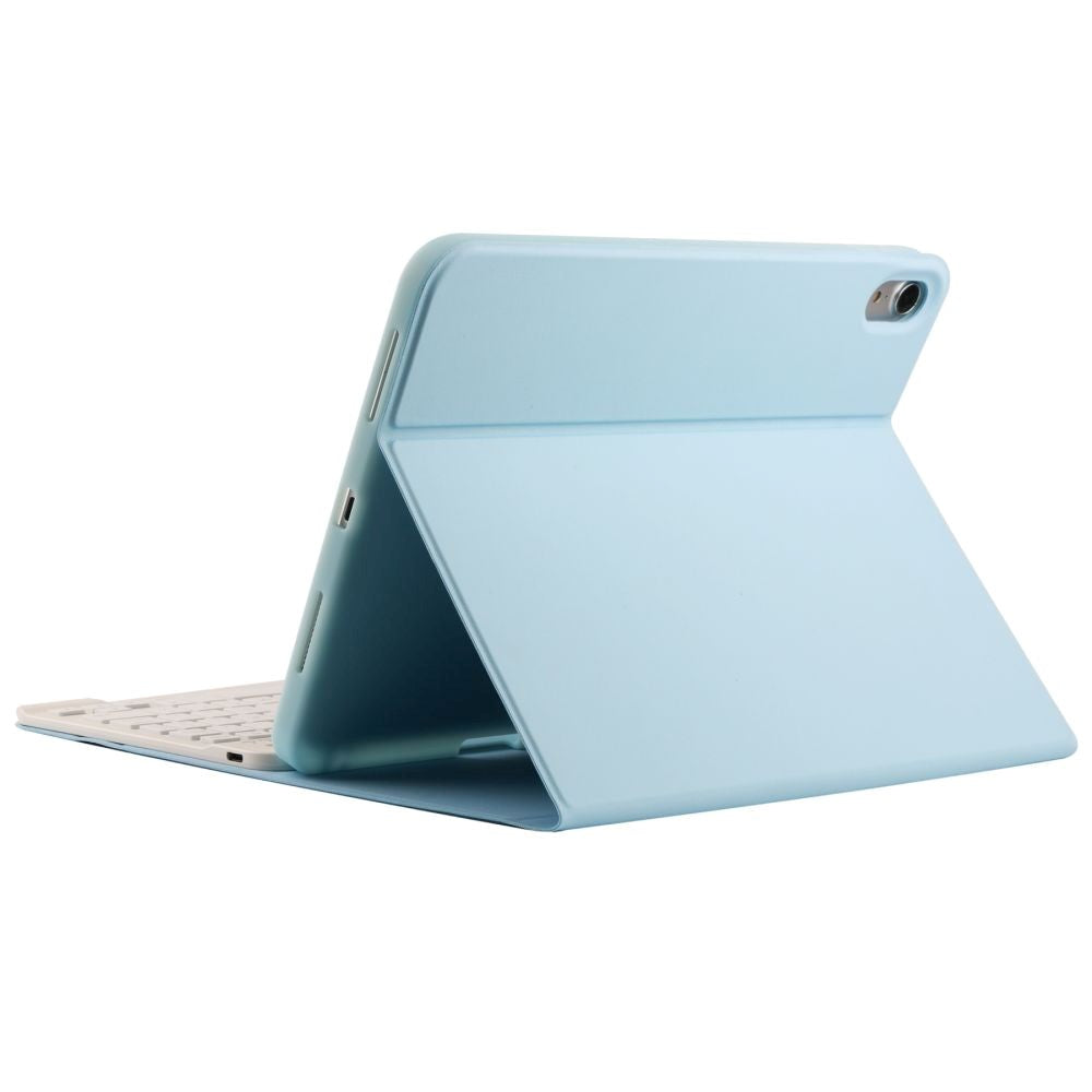 iPad 11" (2025) / iPad 10.9" (2024/2022) Tech-Protect Keyboard Cover m. Apple Pencil Holder - Engelsk Layout - Lyseblå