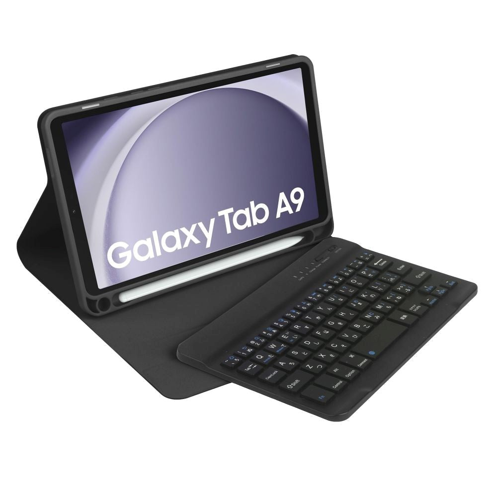 Samsung Galaxy Tab A9 Tech-Protect Keyboard Cover - Engelsk Layout - Sort