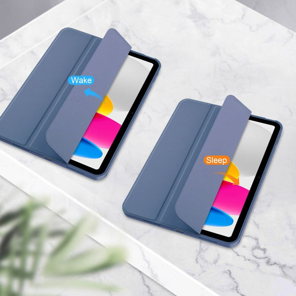iPad 11" (2025) / iPad 10.9" (2024/2022) Tech-Protect SC Cover m. Apple Pencil Holder - Blå