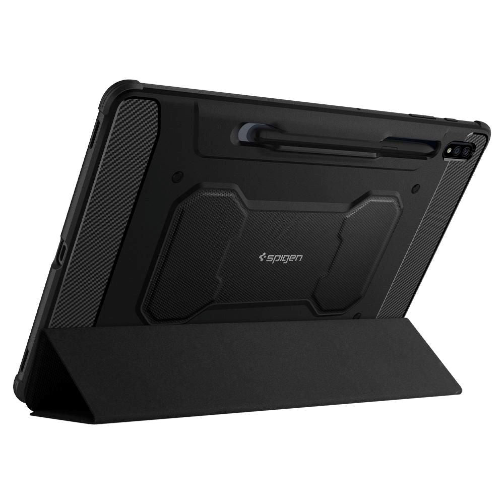 Samsung Galaxy Tab S8 Plus / Tab S7 Plus 12.4" Spigen Rugged Armor Pro Cover - Black