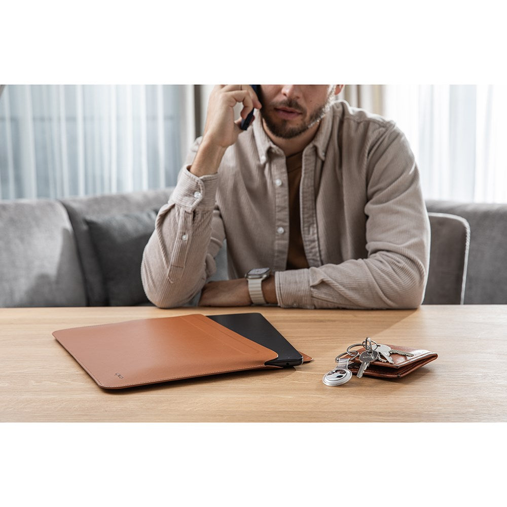 Epico Læder MacBook / Laptop Sleeve 13" (32 x 22,5 cm) - Brun