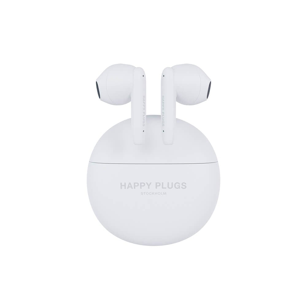 Happy Plugs Joy Lite Trådløse In-Ear Høretelefoner - Hvid