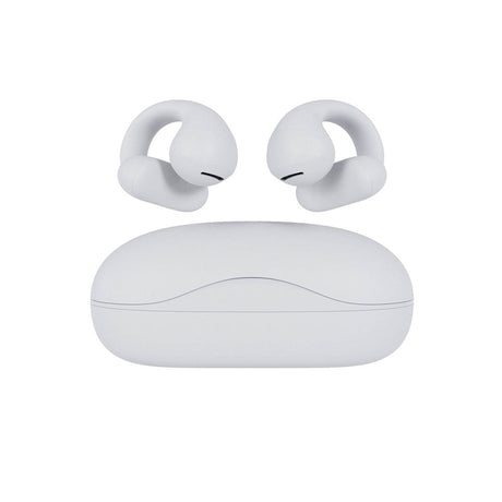 Happy Plugs Clip Trådløse Open-Ear Høretelefoner - Hvid