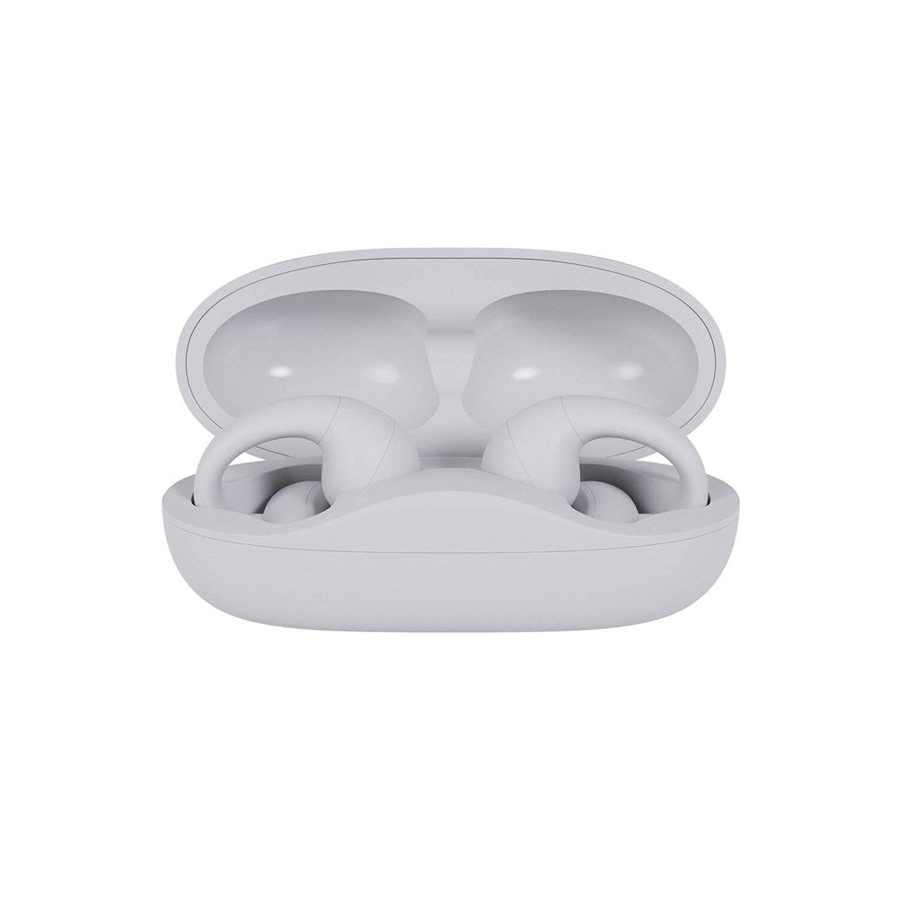 Happy Plugs Clip Trådløse Open-Ear Høretelefoner - Hvid