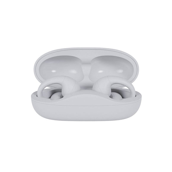 Happy Plugs Clip Trådløse Open-Ear Høretelefoner - Hvid