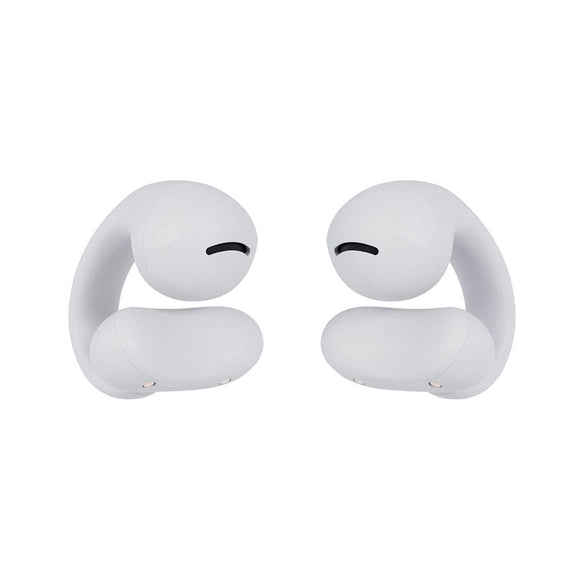 Happy Plugs Clip Trådløse Open-Ear Høretelefoner - Hvid
