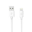 Smartline USB-A til Lightning Kabel 2 m. - Hvid