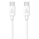 Smartline (3A/60W) USB-C til USB-C Kabel 2 m. - Hvid
