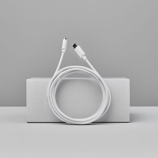 Smartline (27W) USB-C til Lightning Kabel 2 m. - Hvid