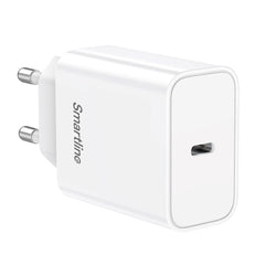 Smartline PD (Power Delivery) 30W Vægoplader m. USB-C - Hvid