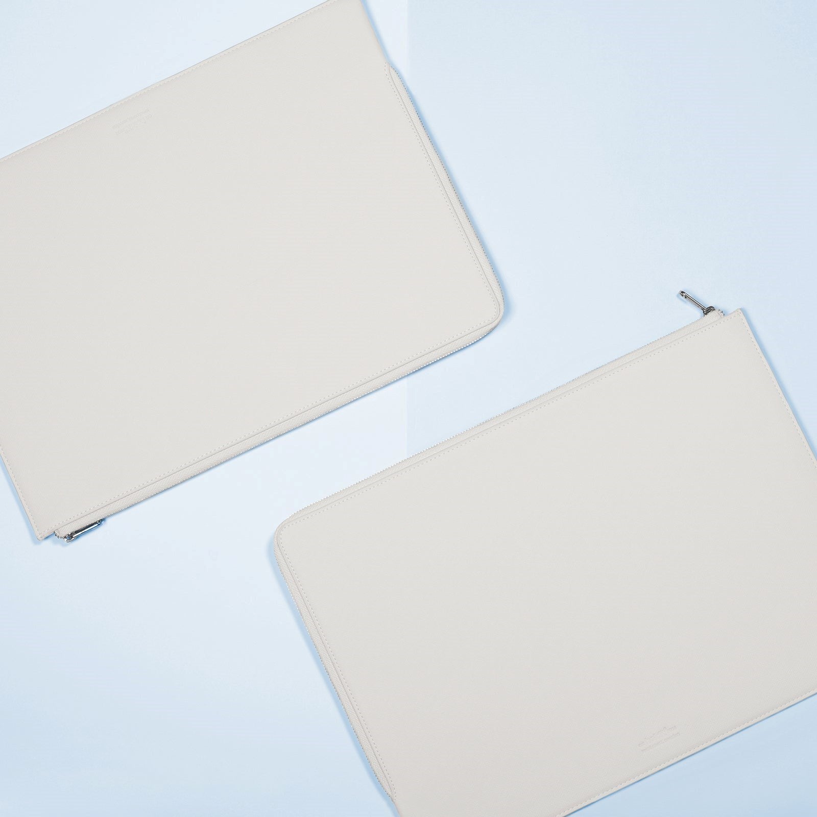 Holdit Læder Sleeve til MacBook / Laptop 14" (32,5 x 22.7 x 1.7 cm) - Light Beige