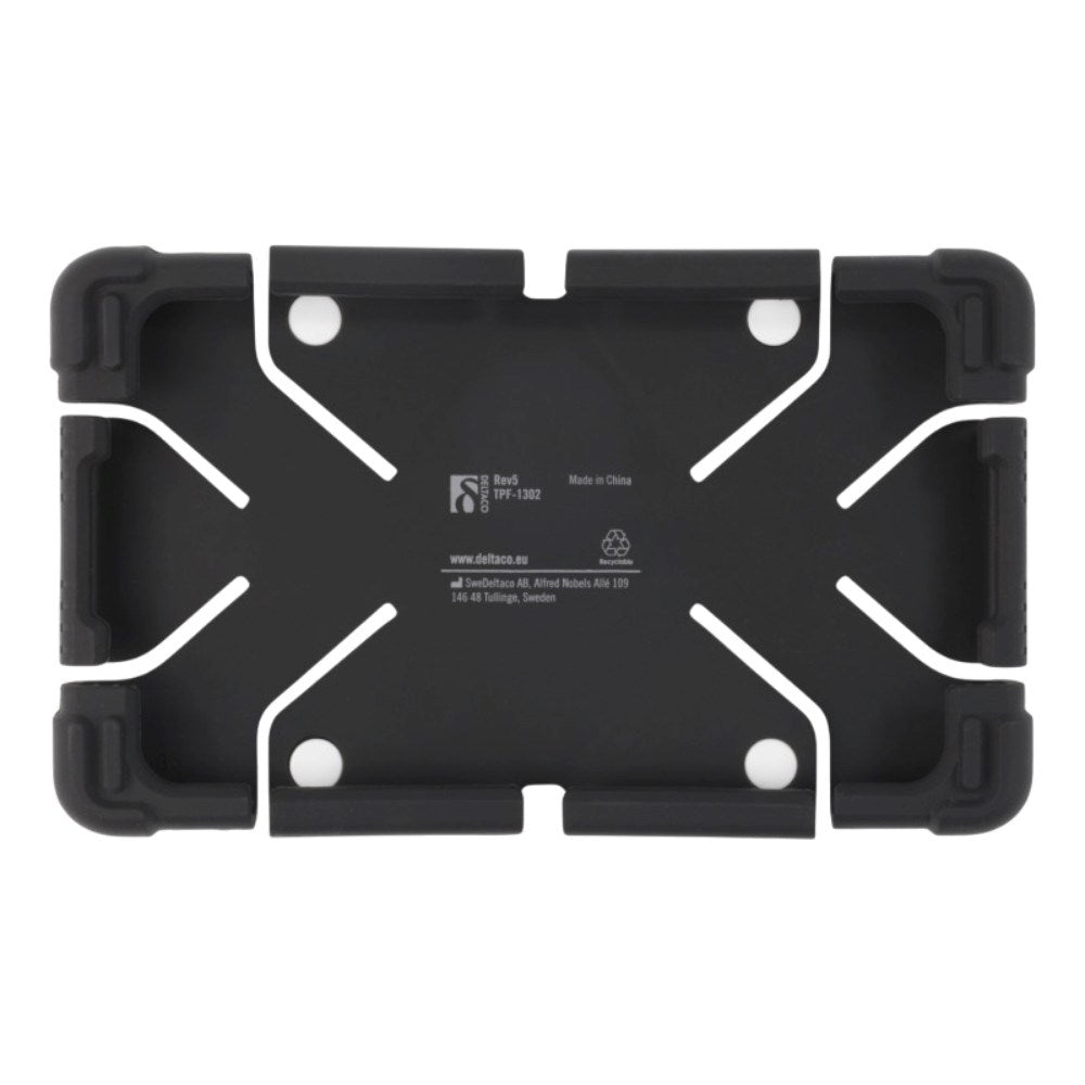 Universal 7-8" Deltaco Cover m. Ståfunktion - Sort