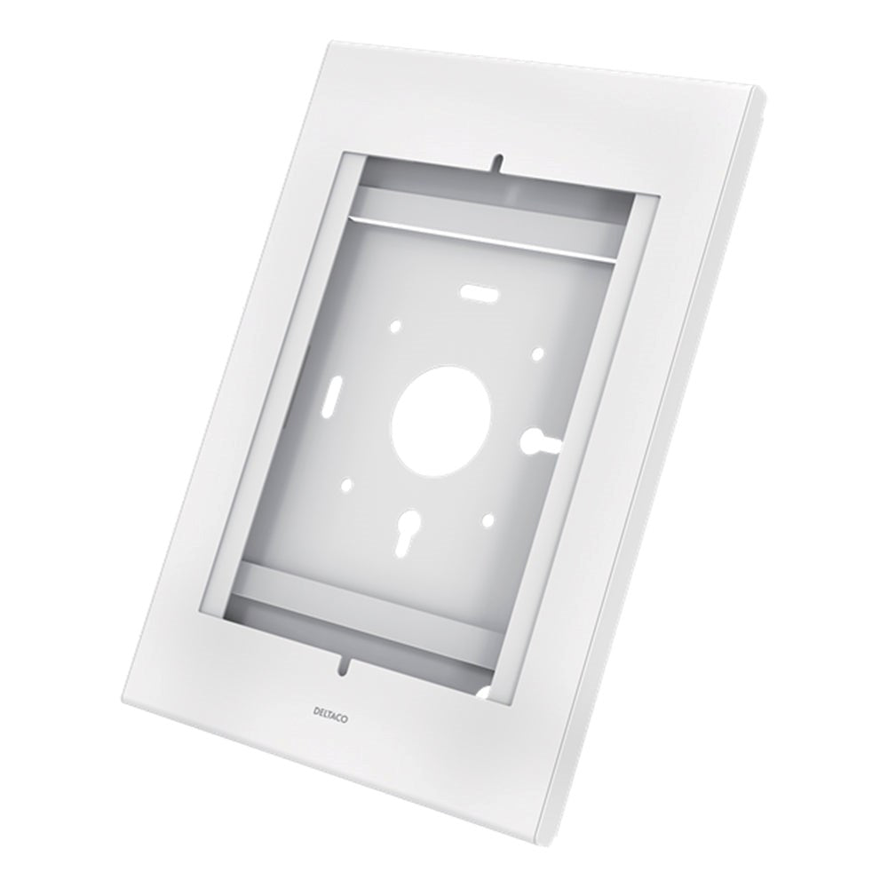DELTACO ARM-501 Office Anti-Tyveri Monterings Plade til Tablet 9.7"-10.5"- Hvid