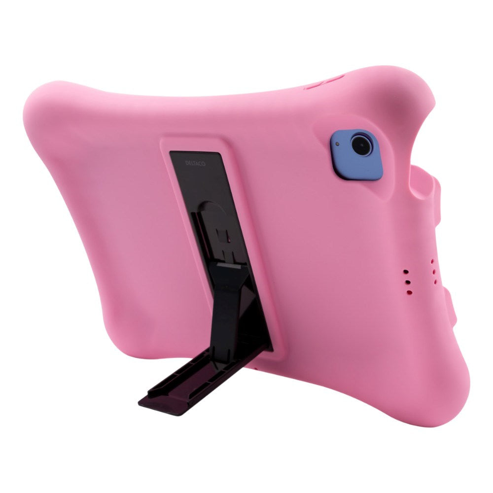iPad Air 11 (2026-2024) / iPad 10.9" (2024-2022) / iPad Pro 11 (2022-2020) Deltaco Silikone Børne Cover - Lyserød
