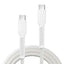 X2O Longlife 100W USB-C til USB-C Kabel - 1m - Hvid