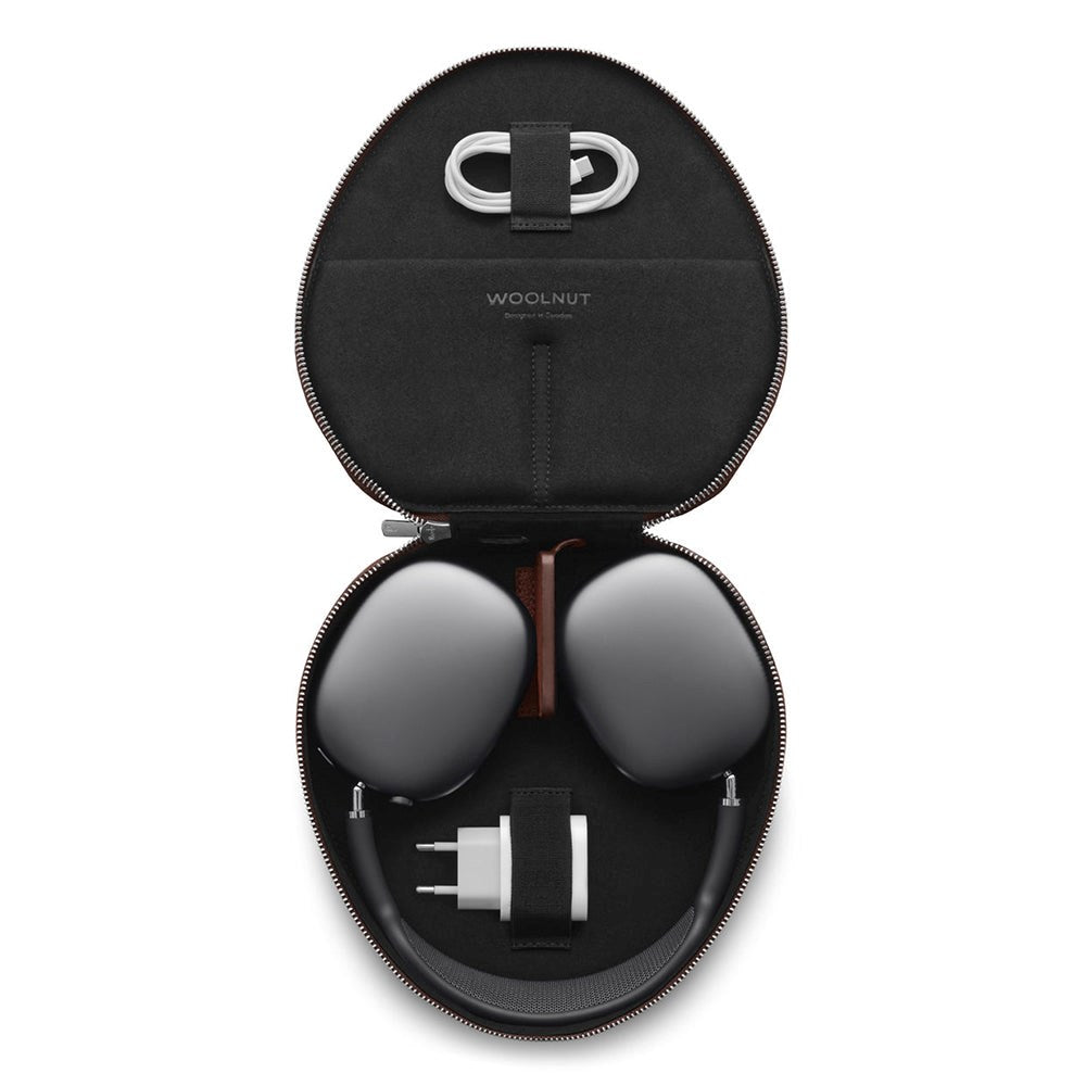 Woolnut AirPods Max / Max 2 Læder Case - Brun