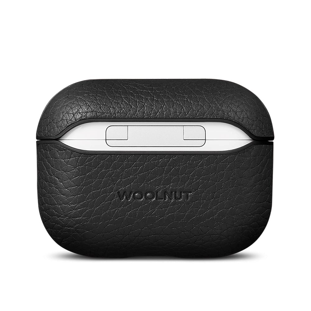 Woolnut AirPods Pro (2. gen.) Ægte Læder Case - Sort
