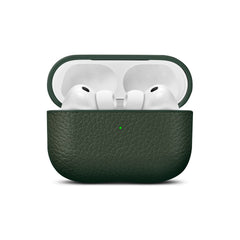 WOOLNUT Apple AirPods Pro (3. gen.) Ægte Læder Cover - Grøn