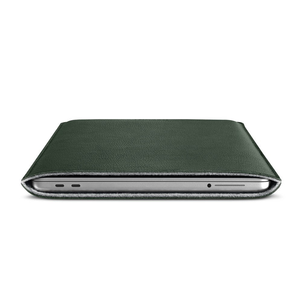 MacBook Neo 13 A18 Pro (2026) Woolnut Leather Sleeve - Grøn