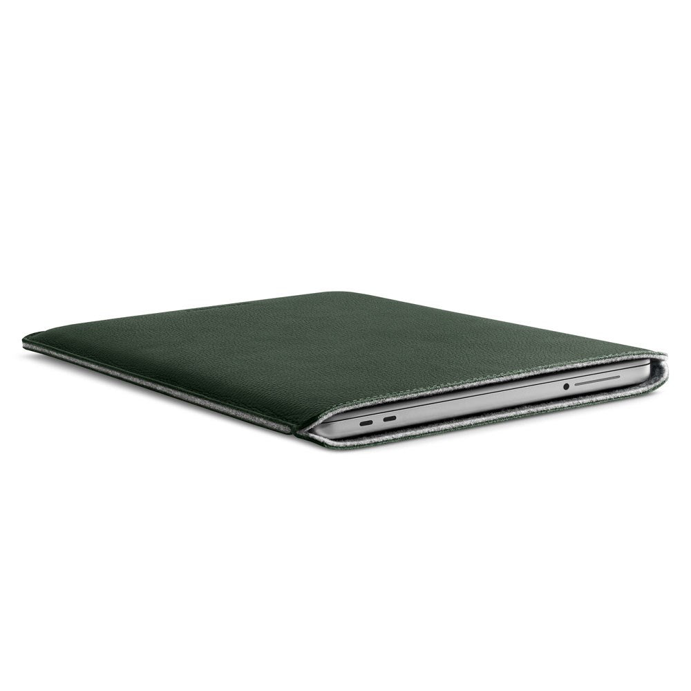 MacBook Neo 13 A18 Pro (2026) Woolnut Leather Sleeve - Grøn