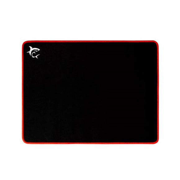 White Shark RED KNIGHT Gaming Musemåtte - 400 x 300 mm - Sort / Rød