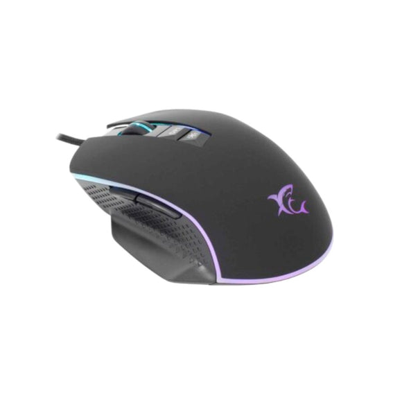White Shark GARETH Gaming Mus 6.400dpi m. Indbygget Lys - Sort