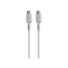 Hune Raiz USB-C til USB-C Kabel - 1m - Hvid