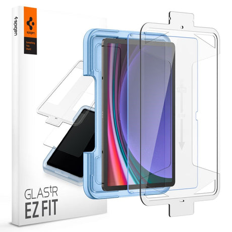 Samsung Galaxy Tab S9+ (Plus) Spigen EZ Fit Glas.tR Skærmbeskyttelse - Gennemsigtig