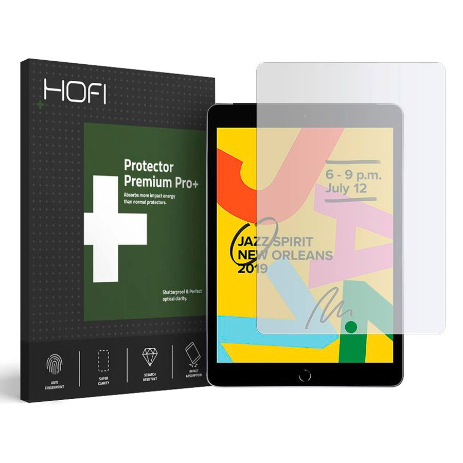 iPad 10.2" (2021 / 2020 / 2019) HOFI Premium Protector Pro+ Hærdet Glas Skærmbeskyttelse 9H