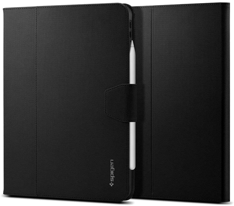 iPad Air 11-10.9" (2026-2020) Cover - Spigen Liquid Air Folio - Sort