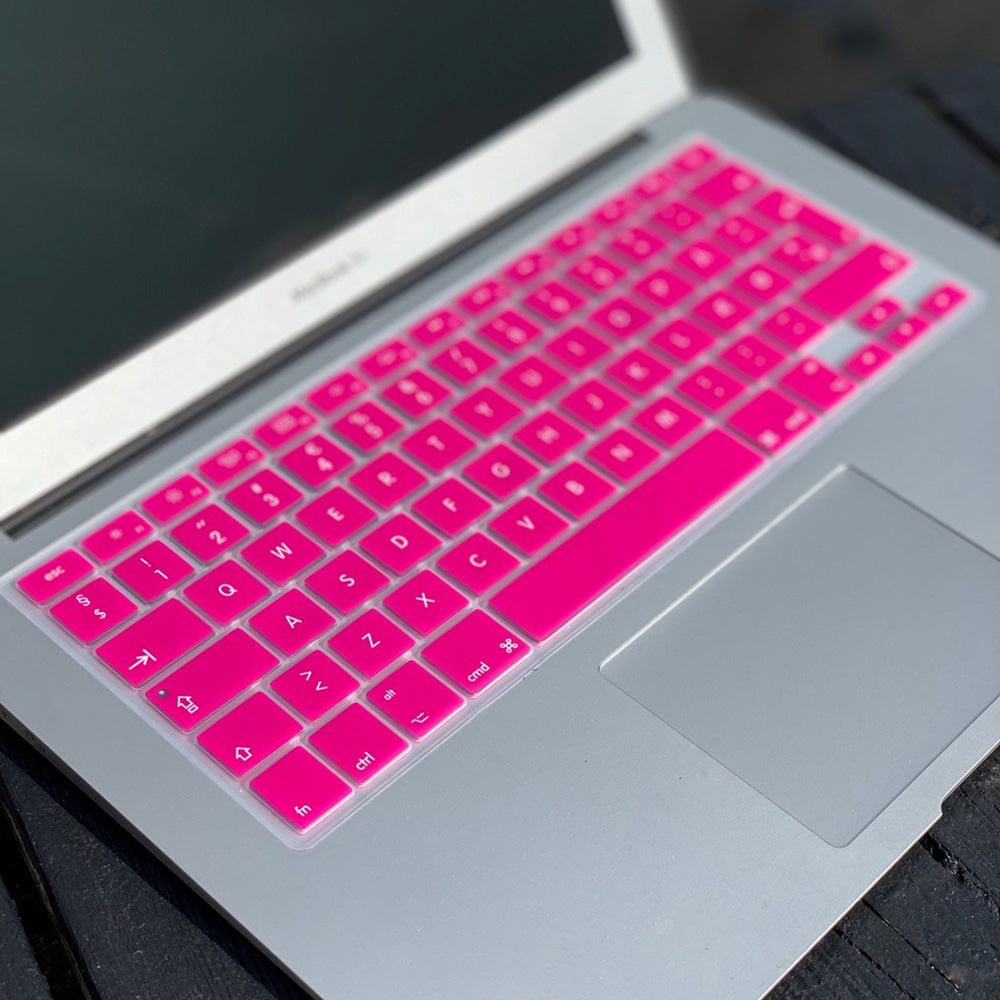 Philbert MacBook Pro 17" / Pro 15" Retina / Pro 15" / Pro 13" Retina / Pro 13" / Air 13" / Air 11" Keyboard Cover m. Dansk Tastatur - Lyserød