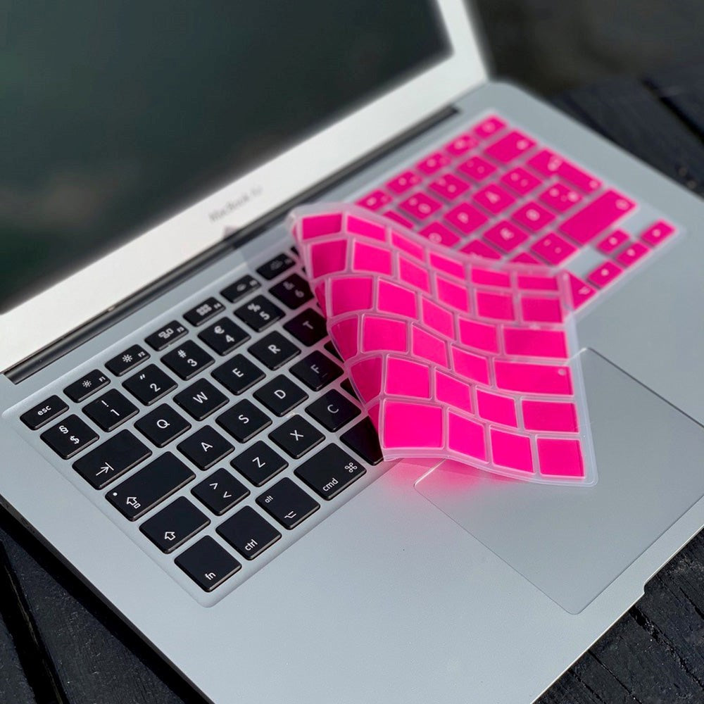 Philbert MacBook Pro 17" / Pro 15" Retina / Pro 15" / Pro 13" Retina / Pro 13" / Air 13" / Air 11" Keyboard Cover m. Dansk Tastatur - Lyserød