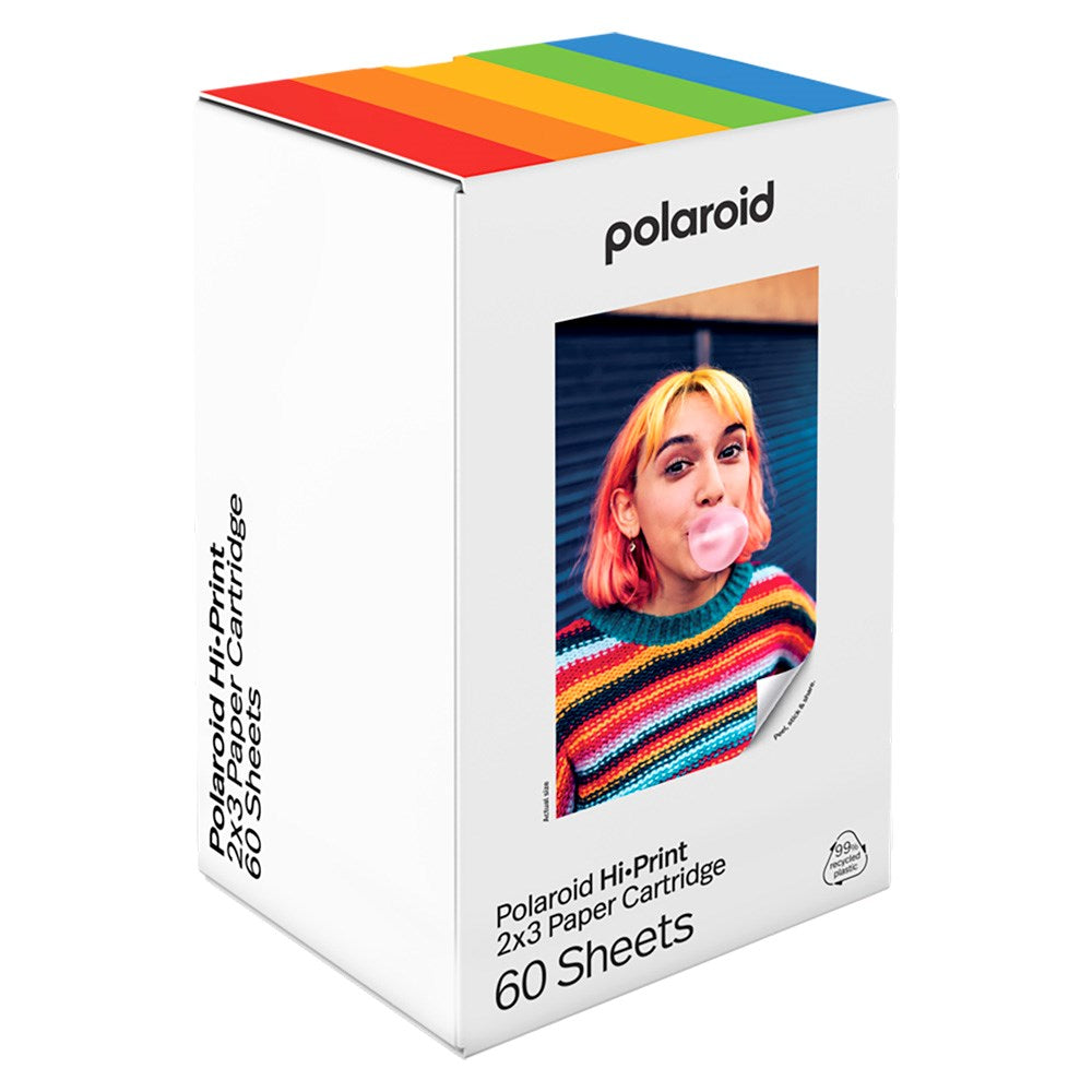Polaroid Hi-Print Gen. 2 Fotopapir til Mobilprinter - 60 Stk. - Hvid